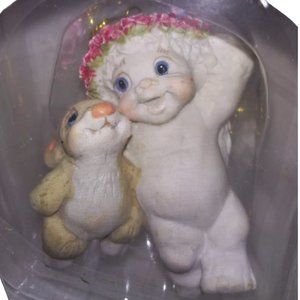VTG Dreamsicles Cherub and Bunny Boxed Ornament Angel and Rabbit Ornament 1994